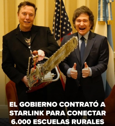 Enacom cerró el acuerdo con Starlink para llevar internet a 6.000 escuelas rurales Enacom cerró el acuerdo con Starlink para llevar internet a 6.000 escuelas rurales