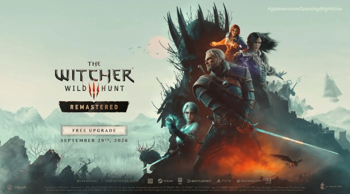 The Witcher 3: Wild Hunt Remastered pulverizó el récord histórico de jugadores en Steam