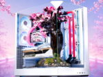 Esta PC gamer tiene un cerezo de titanio que florece cuando el hardware se calienta
